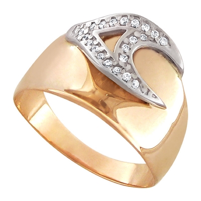 кольцо с цирконом КФбз-5093