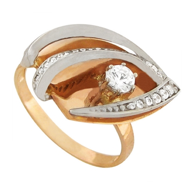кольцо с цирконом КФбз-5094