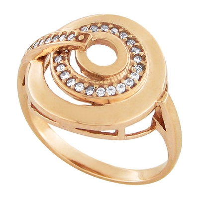 кольцо с цирконом КФ-5121