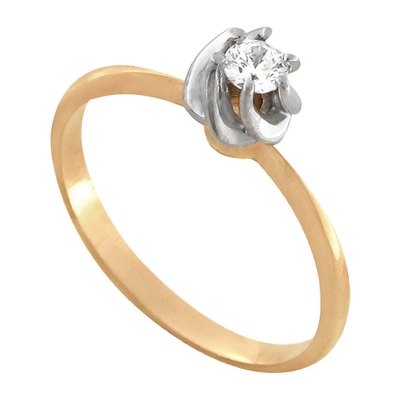 кольцо с цирконом КФбз-5040