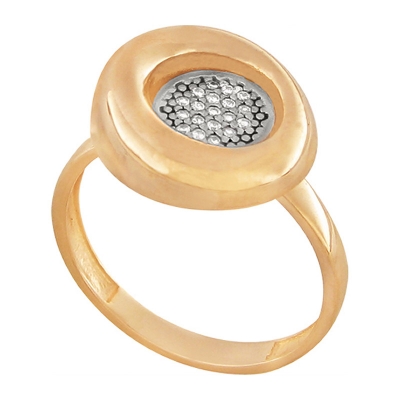кольцо с цирконом КФбз-5084