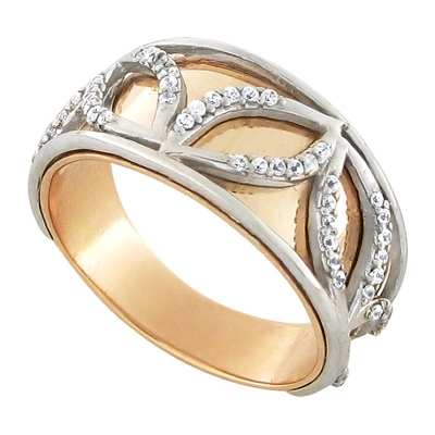 кольцо с цирконом КФбз-5107