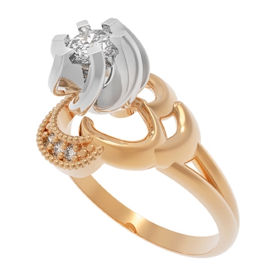 кольцо с цирконом КФбз-5111