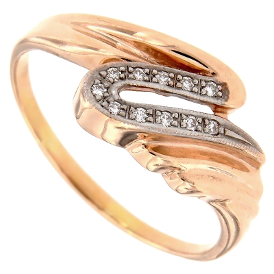 кольцо с бриллиантом Кбр-773