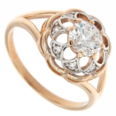 кольцо с цирконом Кфтн-2852